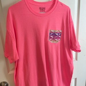 Epcot theme pocket tee